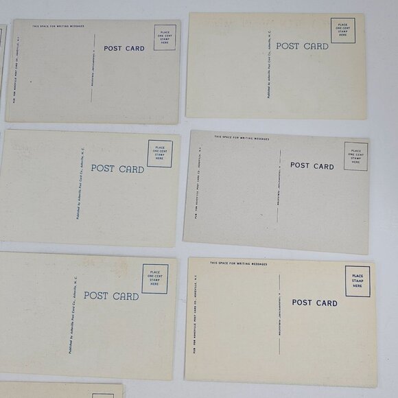 Vintage Asheville Postcard Lot of 10 Humorous Comic Illustrations Unused Made in - Picture 8 of 9